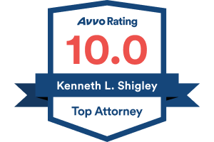 Avvo Rating 10 Kenneth L. Shigley