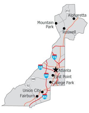 Fulton County Map