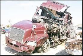 Wrecked Tractor Trailer